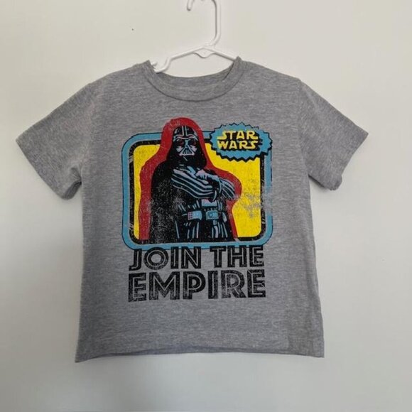 Star Wars Other - Star Wars The Mandalorian Size 6 Gray Graphic Short Sleeve Shirt